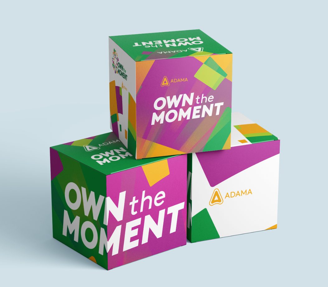 Own The Moment, Malta 2025: cubos com a marca Own the Moment