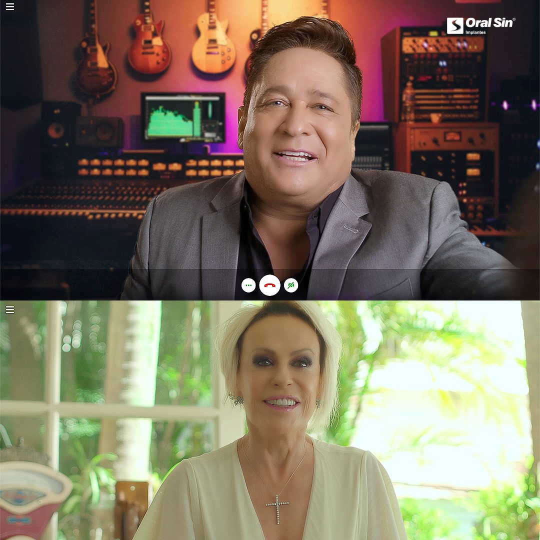 Capa do case Ana Maria Braga e Leonardo na call: publicidade, OralSin