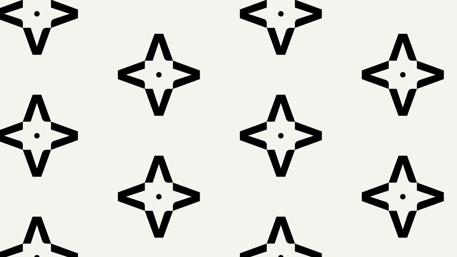 Pattern do símbolo em preto sobre fundo claro