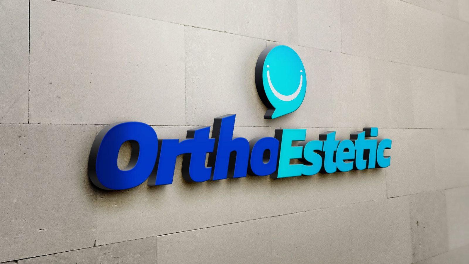 Capa do case OrthoEstetic: identidade visual